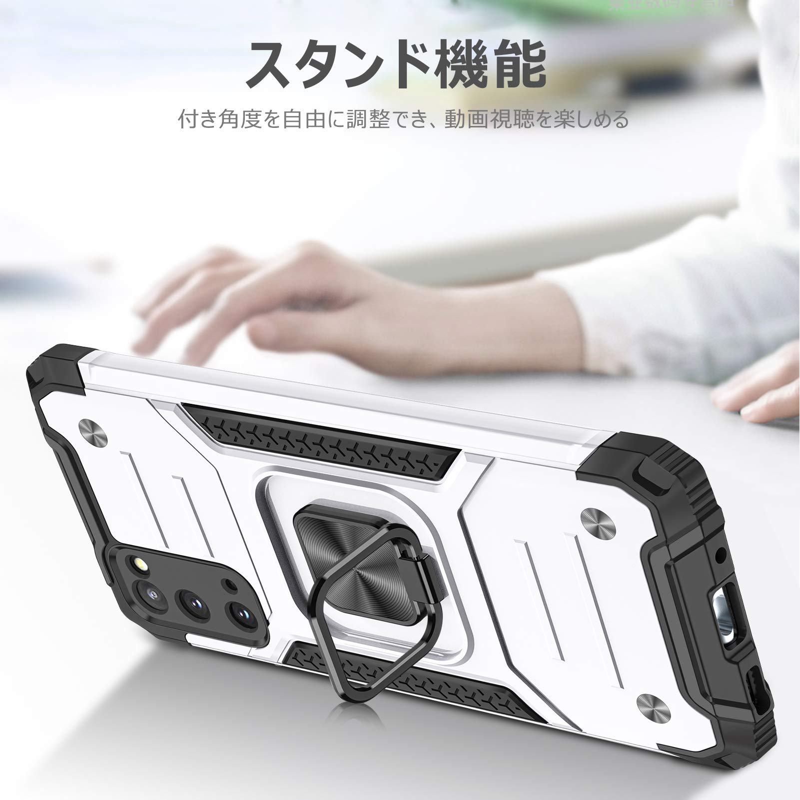 Amazon.co.jp: TMUJWS OPPO A5 2020 用ケース リング 衝撃吸収 耐衝撃